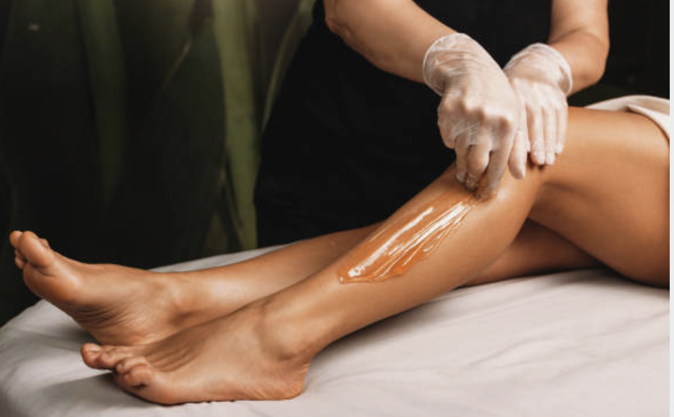 depilación media piernas con cera